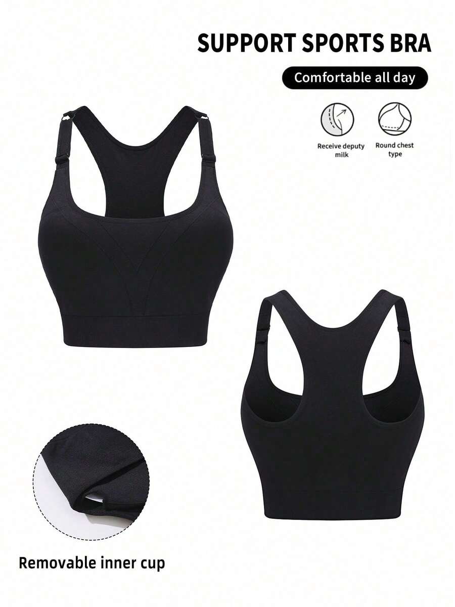 Seamless Ribbed Workout Tank Top - قطعة واحدة، توب رياضي أسود قصير
