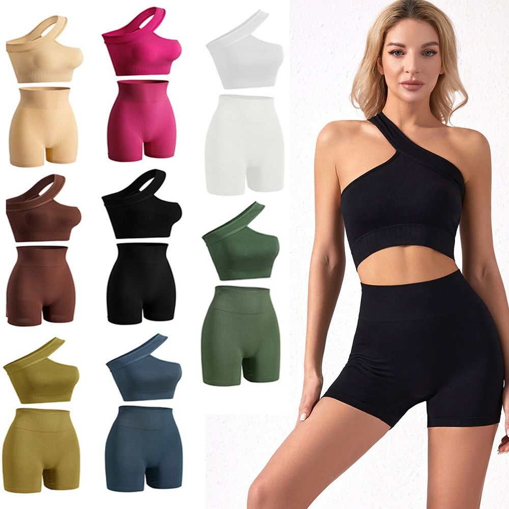 2 قطعة قابلة لإعادة الاستخدام  - مراجعة Seamless Ribbed Workout Tank Top وسعره
