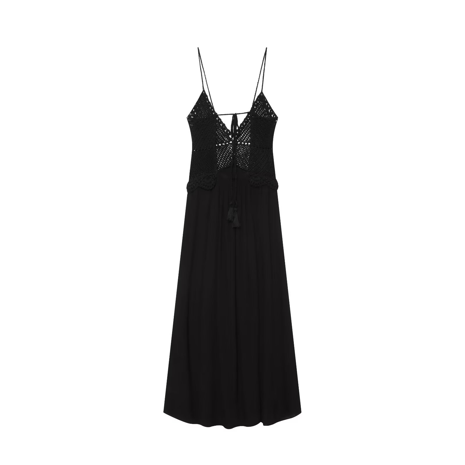 فستان ماكسي بوهو كروشيه بتصميم - مراجعة Boho Summer Beach Maxi Dress وسعره