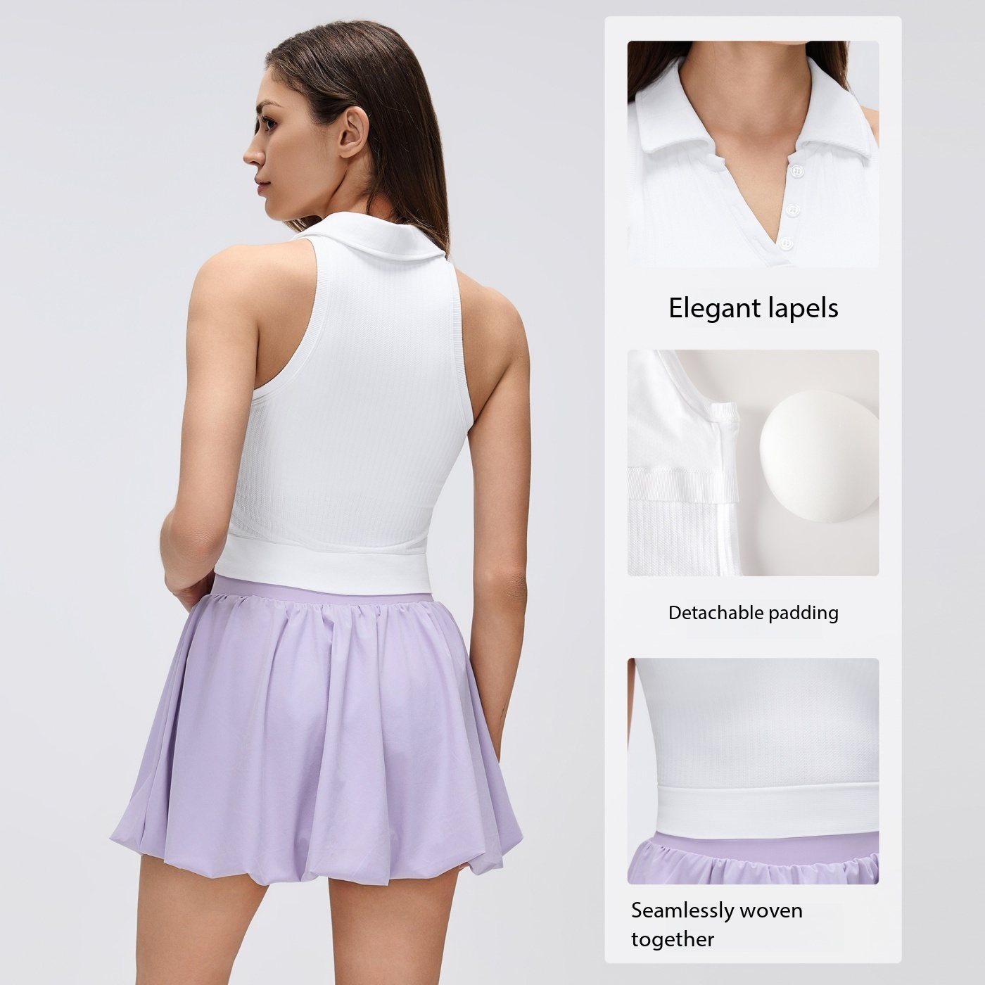 بلوزة رياضية نسائية من ليمون ب - مراجعة Seamless Ribbed Workout Tank Top وسعره