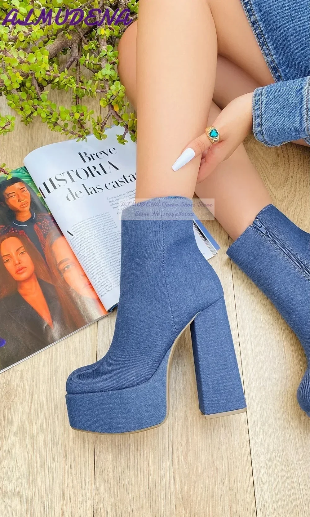 ALMUDENA الأزرق الدنيم كتلة ال - مراجعة Jeans وسعره