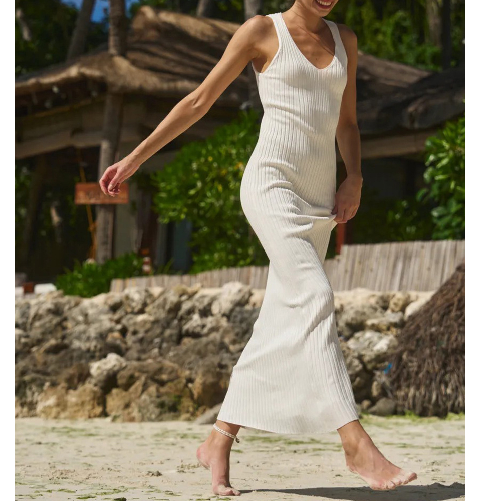 وصل حديثًا فستان نسائي طويل مح - مراجعة Boho Summer Beach Maxi Dress وسعره