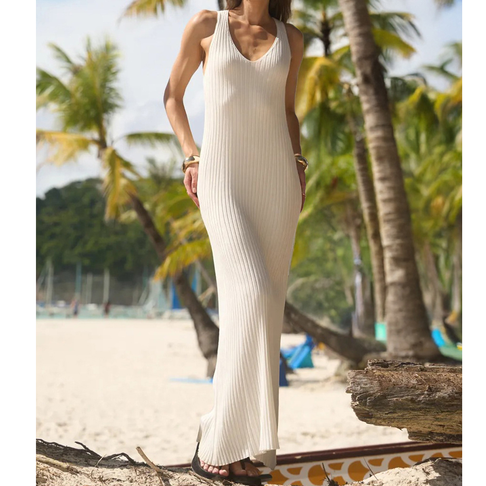 وصل حديثًا فستان نسائي طويل مح - مراجعة Boho Summer Beach Maxi Dress وسعره